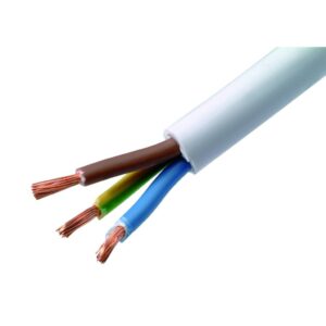 VMVL kabel weiß 3x2,5² mm pro Meter